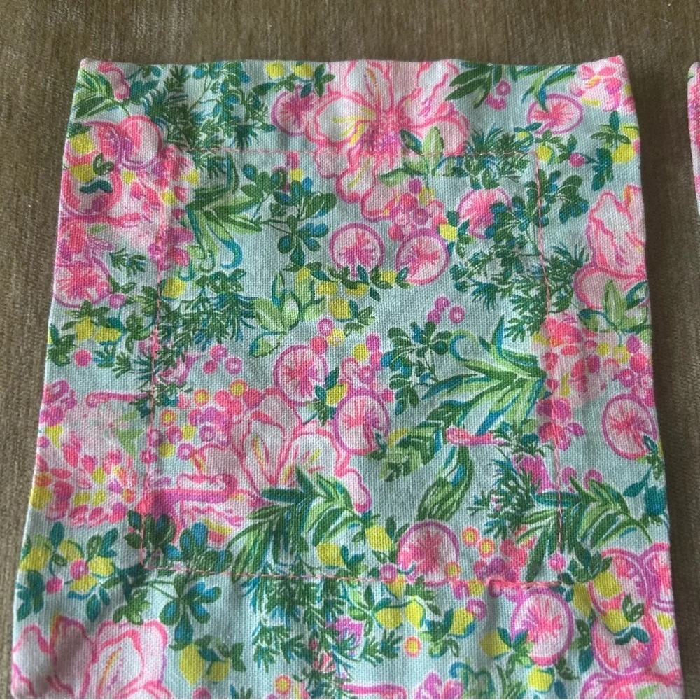 Lilly Pulitzer Fruity  Flamingo Cocktail Napkins Set of 4